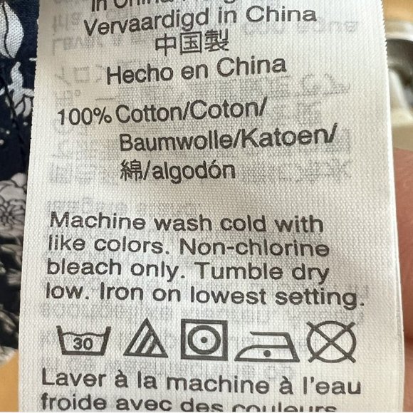 J.CREW CLASSIC FIT RUFFLED LIBERTY AUDREY SHIRT-SIZE: XXS - Picture 9 of 9